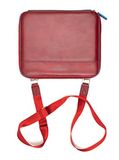 PIQUADRO Blue Square iPad lederen hoes, uniseks, volwassenen, Rood, 25 cm, Hoes