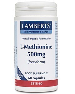 Lamberts L methionine 500 mg 60 vc