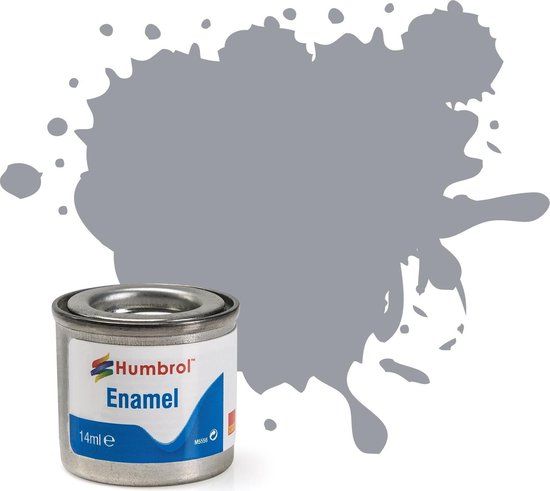Humbrol Emailverf Mat - No.64 Light Grey - 14 ml