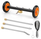 Merkloos 2-in-1 Water Broom voor Hogedrukreiniger