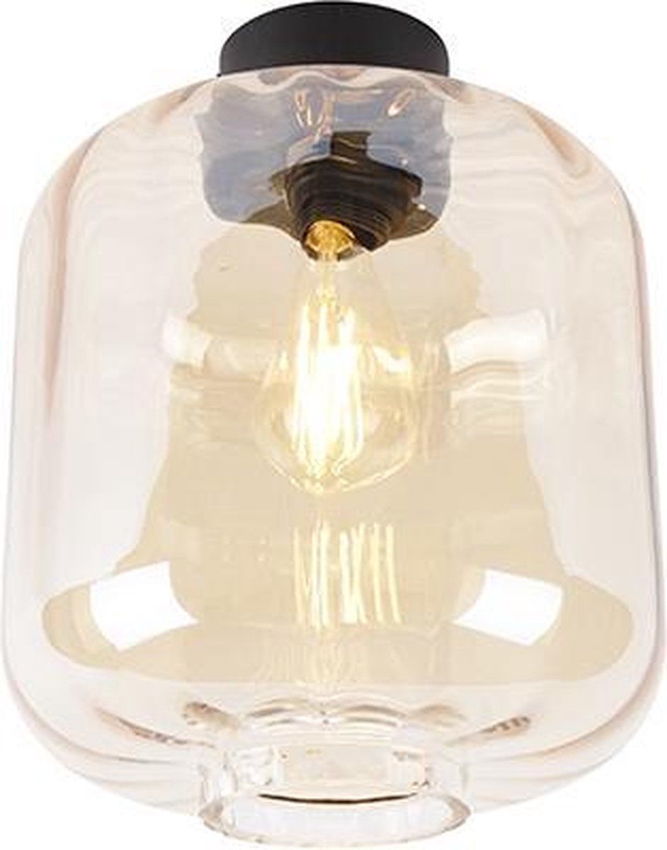 QAZQA qara - Plafondlamp - 1 lichts - Ø 250 mm - Beige