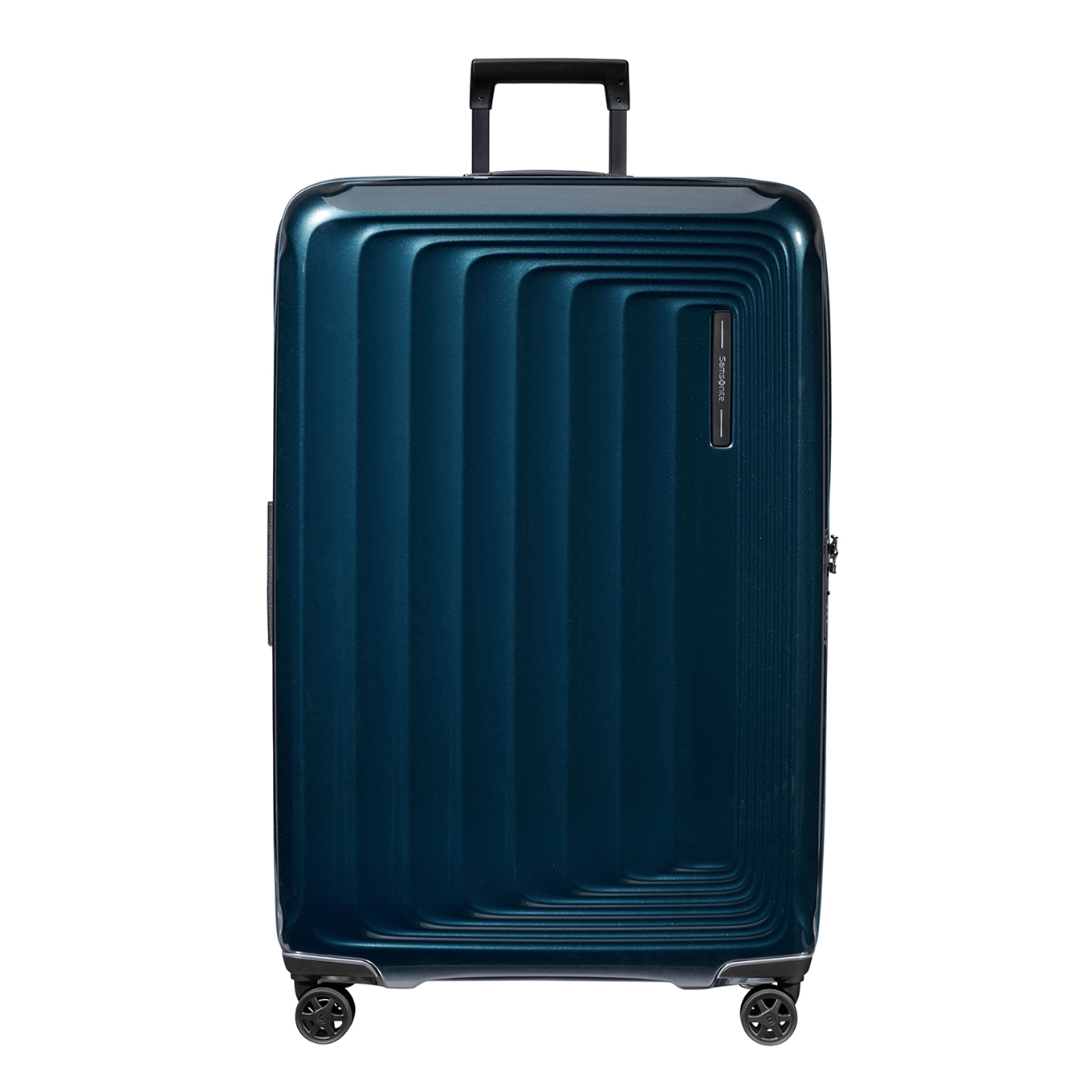 Samsonite Samsonite Nuon Spinner 81 Exp metallic dark blue Harde Koffer Blauw