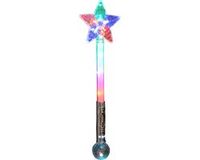 Merkloos Licht toverstaf - 53 cm - magische LED verlichting - multi kleuren - festival/evenement lichtjes