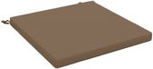 vidaXL - Zitkussen - SOEST - 100% Polyester - Taupe - 60 x 60 x 5 cm