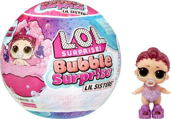L.O.L. Surprise! Bubble Surprise Lil Sisters - Minipop - 5 cm - Assortiment