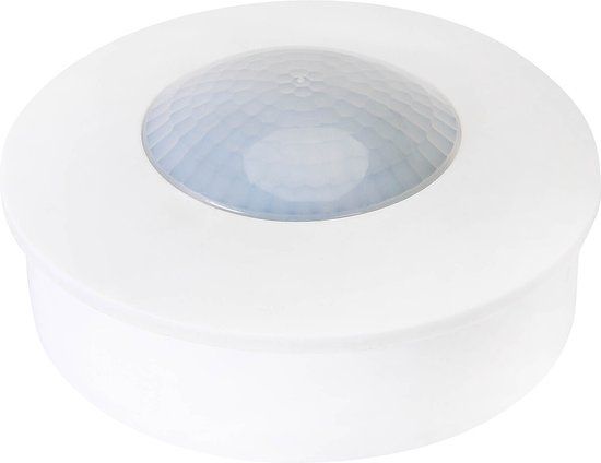 BES LED Kozolux Bewegingssensor PIR - 6m - Max 300W - 360° - Opbouw - Rond - Wit