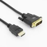 ACT HDMI-A male naar DVI-D male adapterkabel, 3 meter AK3736