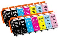 Epson 378 XL cartouches d'encre, multipack de 14 pièces, compatible avec Epson