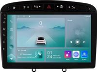 Peugeot Autoradio avec Bluetooth et CarPlay pour Peugeot 308/308SW/408 (2012–2020) – Compatible avec Apple et Android – Installation stéréo avec système de navigation – 1 Go de RAM, 32 Go de mémoire de stockage