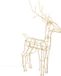 Feeric Lights & Christmas Kerstverlichting - rendier - goud - 75 cm - 600 leds - warm wit