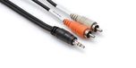 Hosa Technology Hosa CMR-210 Stereo Breakout 3.5 mm TRS to Dual RCA 10 ft