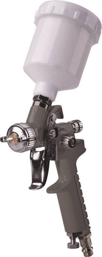 Aerotec Mini HVLP Pneumatisch Spuitpistool - 3 bar - 0.8mm/0.5mm Mondstuk