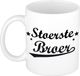 Bellatio Decorations Bol Stoerste broer tekst cadeau mok / beker - 300 ml