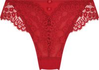 Hunkemöller Dames Lingerie Brazilian Daisy - Rood - maat S