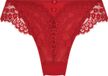 Hunkemöller Dames Lingerie Brazilian Daisy - Rood - maat S