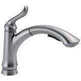 Delta Faucet 4353-AR-DST Linden Enkele Handgreep Water-efficiënte Uittrekbare Keukenkraan, Arctisch Roestvrij