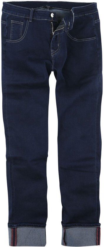 Banned Retro Rockabilly Slim Jeans blauw Katoen