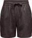 JDY - JDYSAY HW LINEN STRING SHORTS WVN NOOS - Dames - Bermuda shorts - Linnen - Chocolate Torte - M