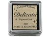 Delicata Witte Shimmer inktmat, Acryl, Zwart, 3 x 3 x 3 cm