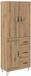 vidaXL Highboard Artisan Eikenhout 69,5 x 34 x 180 cm