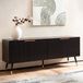 Ervesto Lowboard Tv-meubel - Zwart Eiken Decor 150x60x39 Cm