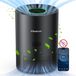 PJ01 Purificateur d'air pour usage domestique - Filtre HEPA H13 True - CADR 185 m³/h - 31–40 m² - 25 dB - Capteur PM2.5 - Noir