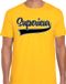 Bellatio Decorations Foute party t-shirt heren - Superieur - geel - M