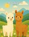 Alpaka Friends: A Coloring Book: 20 Cute Alpaca Coloring Pages for Kids Ages 4-8 — Fluffy Alpacas, Llamas, Mountains & Farm Fun