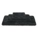 Vandyck Toronto Tapis de bain 70x140 noir profond