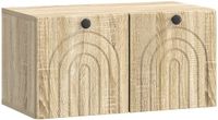 vidaXL Wandmontage TV-kast Sonoma Eiken 59,5 x 31 x 30 cm Bewerkt hout