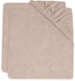 Jollein Aankleedkussenhoes Badstof 75x85cm Wild rose (2pack)