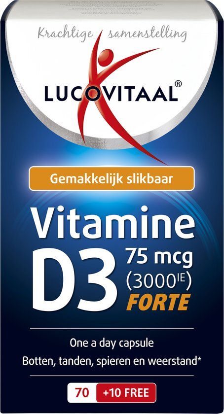 Lucovitaal Vitamine D3 75mcg Capsules
