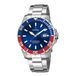 Festina F20531/5 Herenhorloge Analoog Quartz Roestvrij Staal Zilverkleurig Blauw