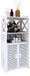 Eckkast - Armoire - 90x40x25 cm - Auto-assemblage - Convient pour salle de bain/salon/cuisine - Blanc