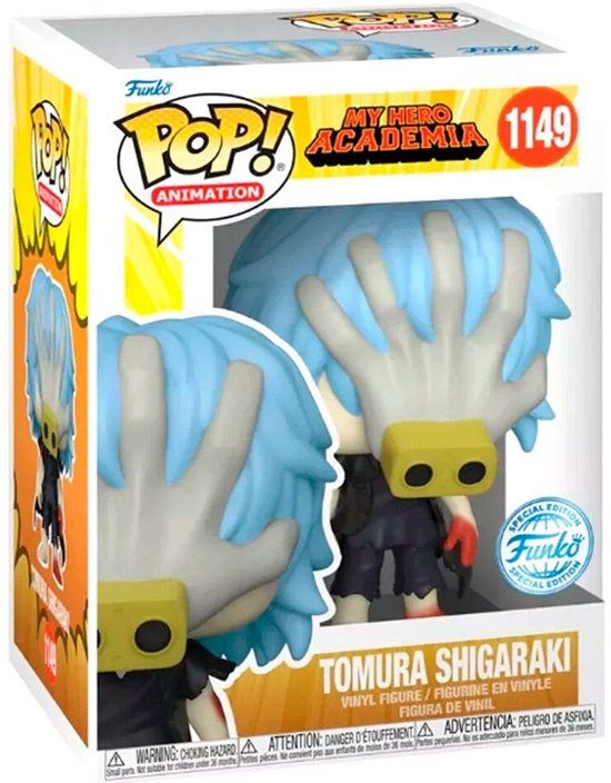 Funko Pop! Animation: My Hero Academia - Tomura Shigaraki #1149 Entertainment Earth Exclusive