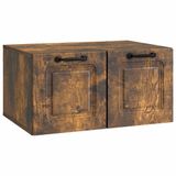 vidaXL Wandmontage TV-kast Gerookt eiken 59,5 x 41 x 30 cm