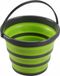 Seau en silicone pliable pour touriste, seau à linge de camping 10 L