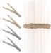 OEM Allecto Plus - 4-pack handbreigordijn binders - Grijs/Kaki