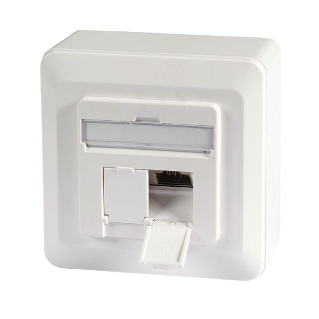 ProCable ET-25133AV5-R Wandcontactdoos wit