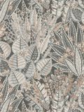 Living Walls PRACHTIGE BLOEMEN EN BLADEREN BEHANG | Botanisch - Bruin Zwart Grijs - Stories of Life