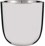 Mica Decorations Chaz Pot - 15x15x15 cm - Céramique - Argent