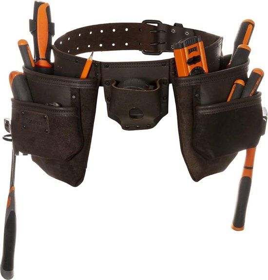 ToolPack 366.070 Capital Gereedschapsgordel - Dubbel - Leder - Neutraal