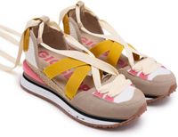 GIOSEPPO Dames Espadrille Sneakers Beige - Jute Wedge, Gerecyclede Materialen