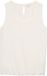 Tom Tailor - Haut en ajour en mélange de matières - Taille XL - Whisper White
