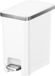 EKO Hana Slim 10 liter pedaalemmer wit