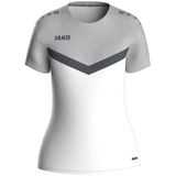 Jako Iconic T-Shirt Dames - Wit / Zachtgrijs | Maat: 36