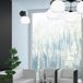 VIOLETTA Lampe murale noire avec abat-jour blanc, modèle 14-153