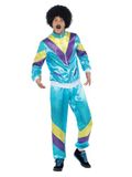 Smiffys, Back to the 80's, jaren 80-kostuum, jas en broek, heren, meerkleurig, L