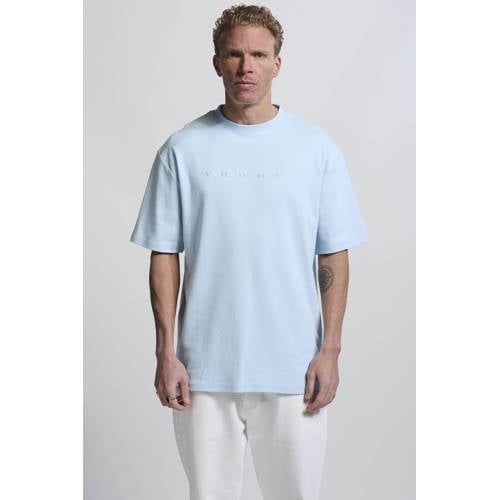 Vänner Vänner oversized T-shirt lichtblauw