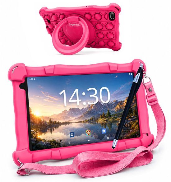 AngelTech Kindertablet SLIM / WiFi / 64GB / Roze